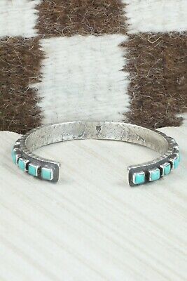 Turquoise & Sterling Silver Bracelet - Ernest Rangel