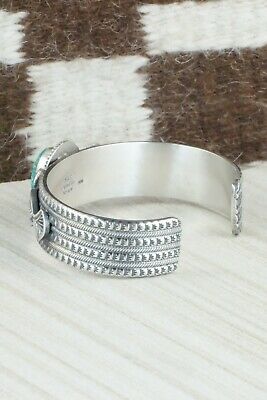 Kingman Turquoise & Sterling Silver Bracelet - Michael Calladitto