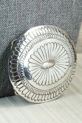 Sterling Silver Belt Buckle - Carson Blackgoat - High Lonesome Trading