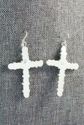 Turquoise and Sterling Silver Earrings - Roberta Begay - High Lonesome Trading