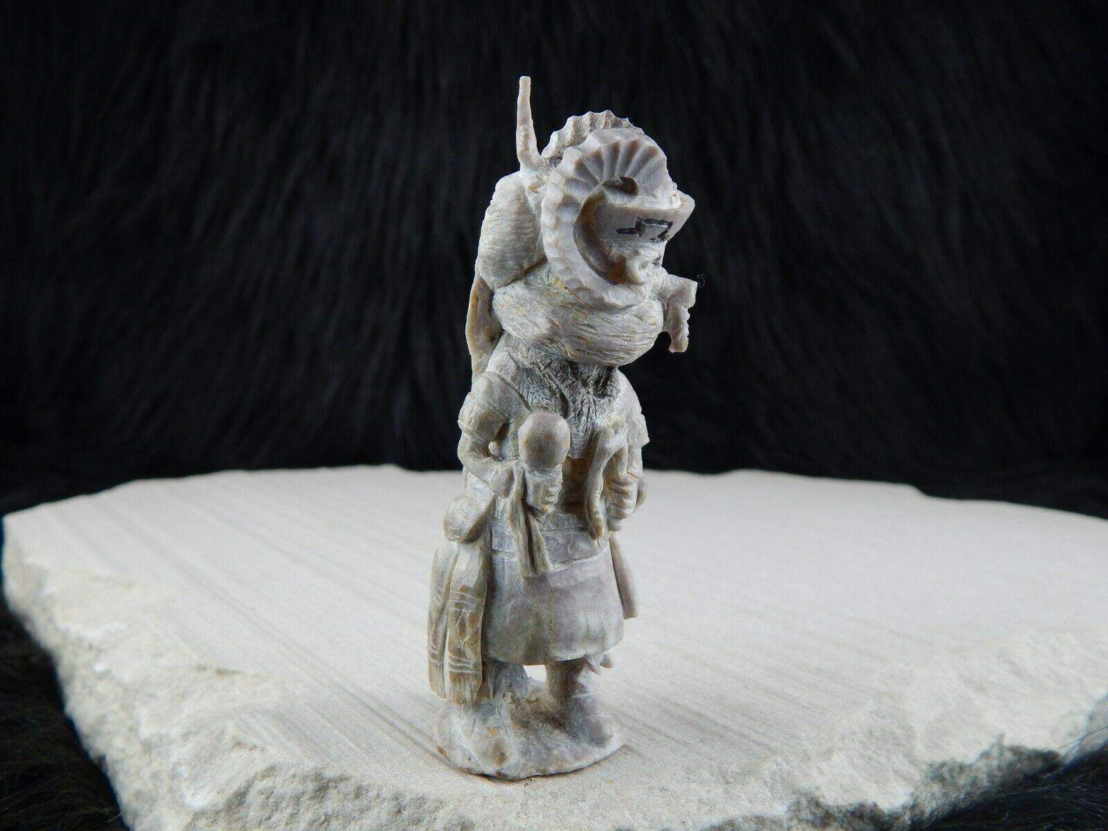 Dancer Zuni Fetish Carving - Lewis Malie Jr. - High Lonesome Trading