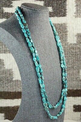 Turquoise & Sterling Silver Necklace - Navajo