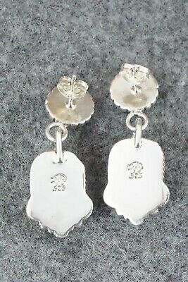 Turquoise & Sterling Silver Earrings - Verley Betone
