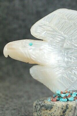 Eagle Zuni Fetish Carving - Michael Laweka