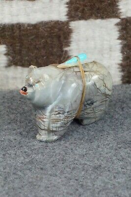Bear Zuni Fetish Carving - Freddie Leekya