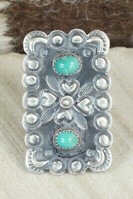 Turquoise and Sterling Silver Ring - Tim Yazzie - Size 7