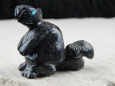 Squirrel Zuni Fetish Carving - Dane Malani - High Lonesome Trading