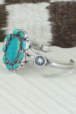 Turquoise & Sterling Silver Bracelet - Roberta Begay