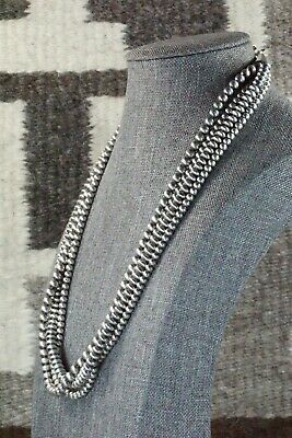 Sterling Silver Navajo Pearl Necklace - Jan Mariano