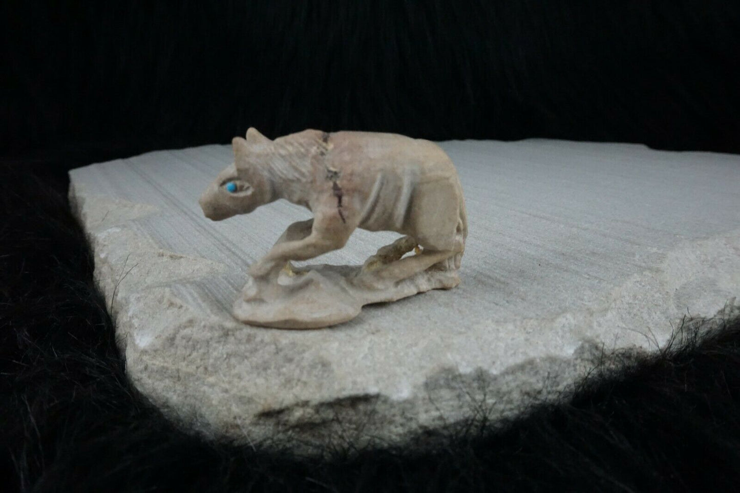 Horse Zuni Fetish Carving - Jerrold Lahaleon - High Lonesome Trading