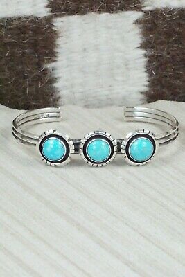 Turquoise & Sterling Silver Bracelet - Amos Begay