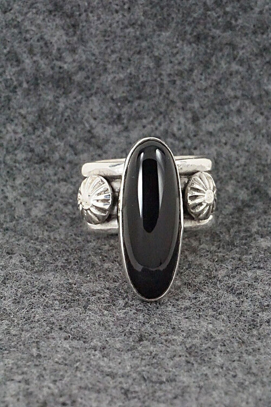 Onyx & Sterling Silver Ring - Ben Begay - Size 6.25