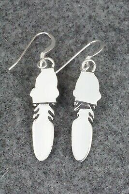Lapis and Sterling Silver Earrings - Navajo