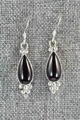 Onyx & Sterling Silver Earrings - Judy Largo