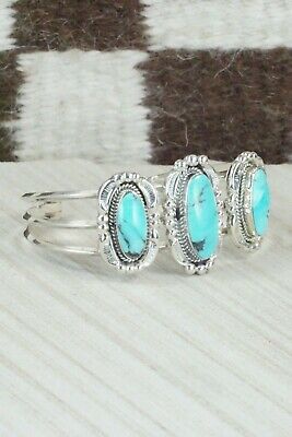 Turquoise & Sterling Silver Bracelet - Irvin Tsosie