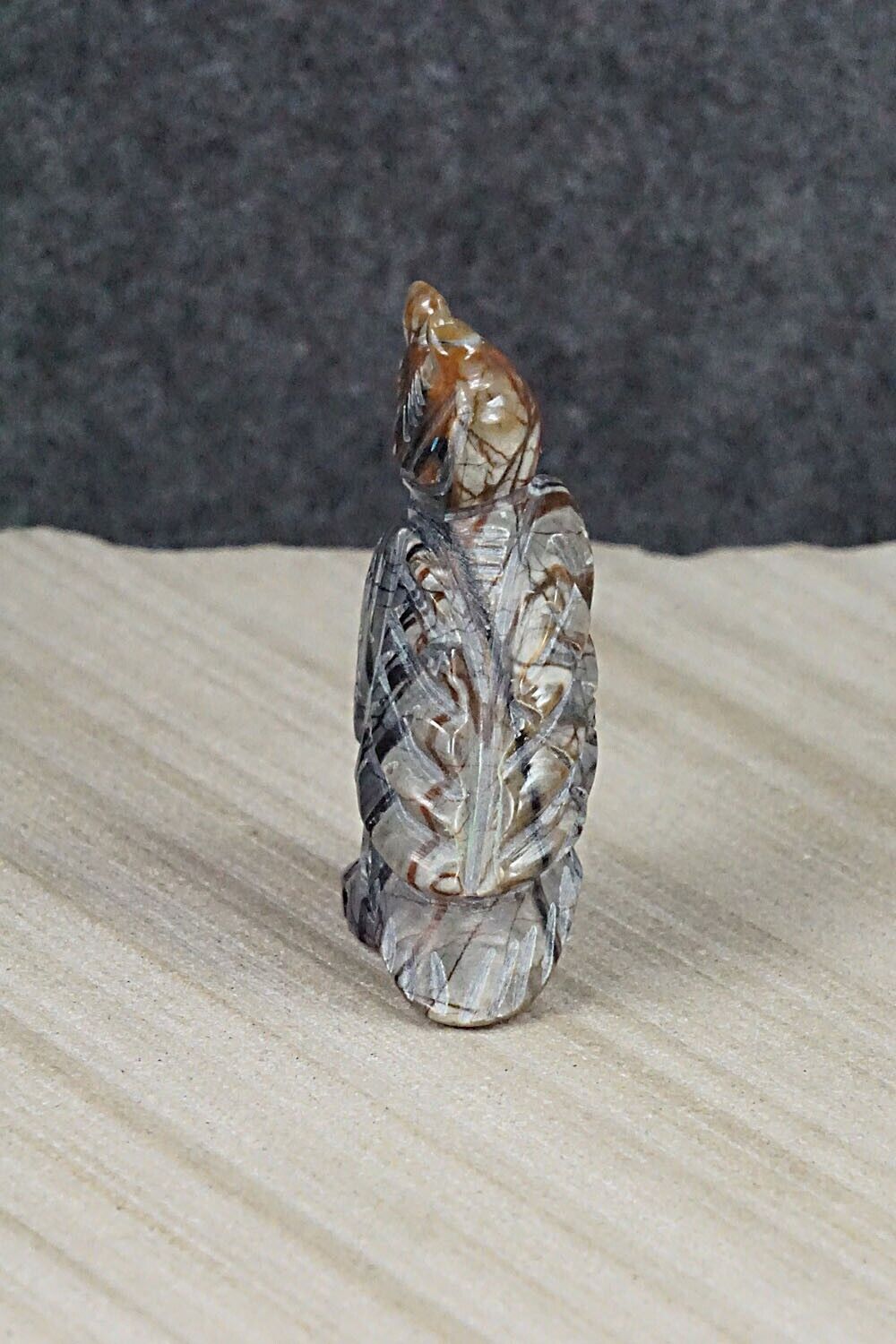 Owl Navajo Fetish Carving - Albert Livingston