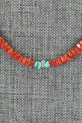Coral & Turquoise Necklace - Doreen Jake