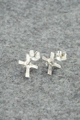 Turquoise & Sterling Silver Earrings - Lorraine Chee
