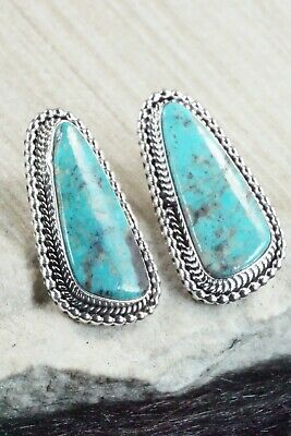 Turquoise & Sterling Silver Earrings - Annissa Martinez