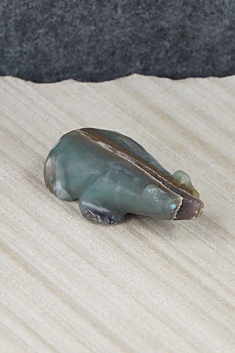 Badger Zuni Fetish Carving - Cheryl Beyuka