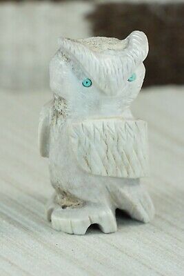 Owl Zuni Fetish Carving - Allison White