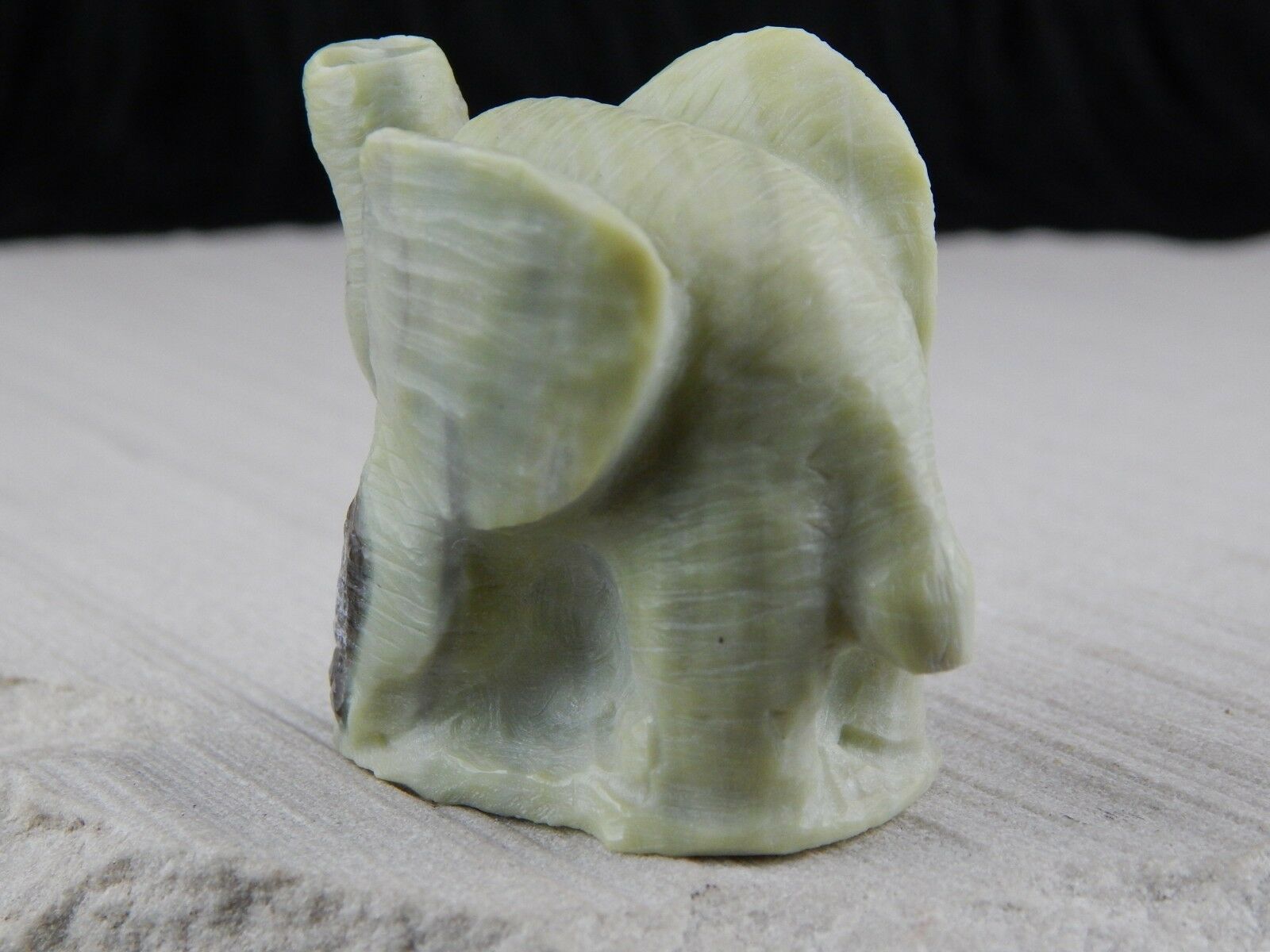 Elephant Zuni Fetish Carving - Carlton Kaamasee - High Lonesome Trading