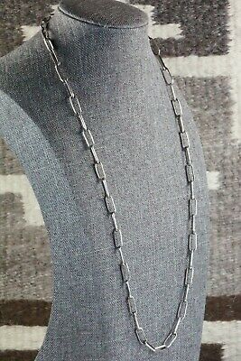 Navajo Sterling Silver Chain Necklace - Sally Shurley