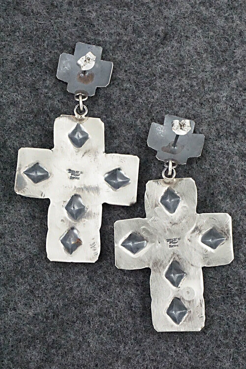 Turquoise & Sterling Silver Earrings - Gabrielle Yazzie