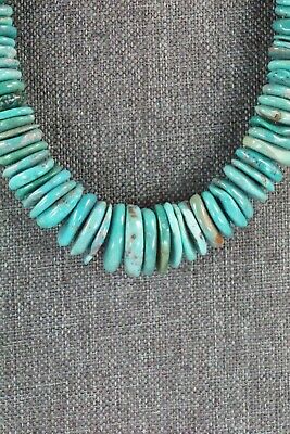 Turquoise & Sterling Silver Necklace - Louise Joe - High Lonesome Trading