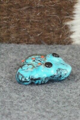 Frog Zuni Fetish Carving - Reynold Lunasee