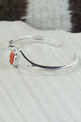Navajo Spiny Oyster & Sterling Silver Bracelet - Grace Kenneth