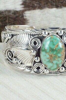Turquoise & Sterling Silver Bracelet - Davey Morgan - High Lonesome Trading