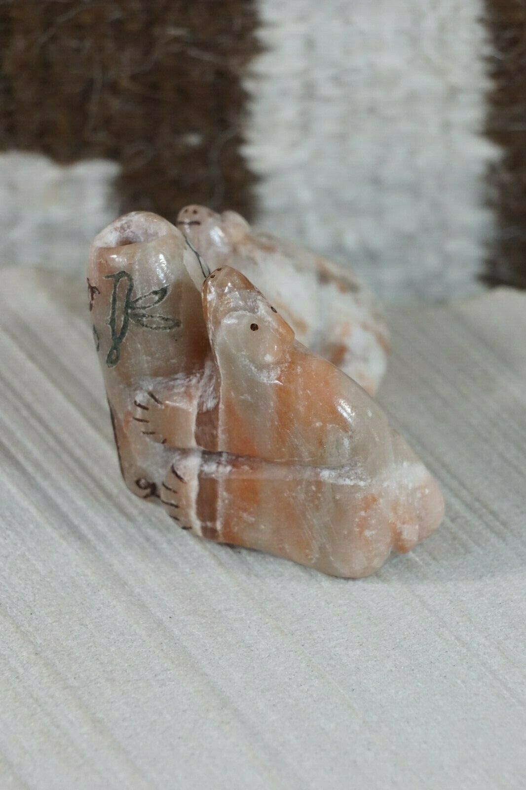 Bear Zuni Fetish Carving - Rick Kallestewa - High Lonesome Trading