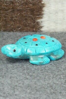 Turtle Zuni Fetish Carving - Reynold Lunasee