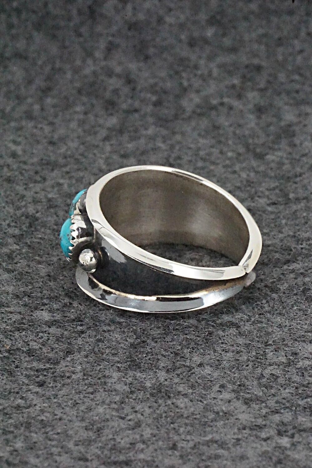 Turquoise & Sterling Silver Ring - Paul Largo - Size 9