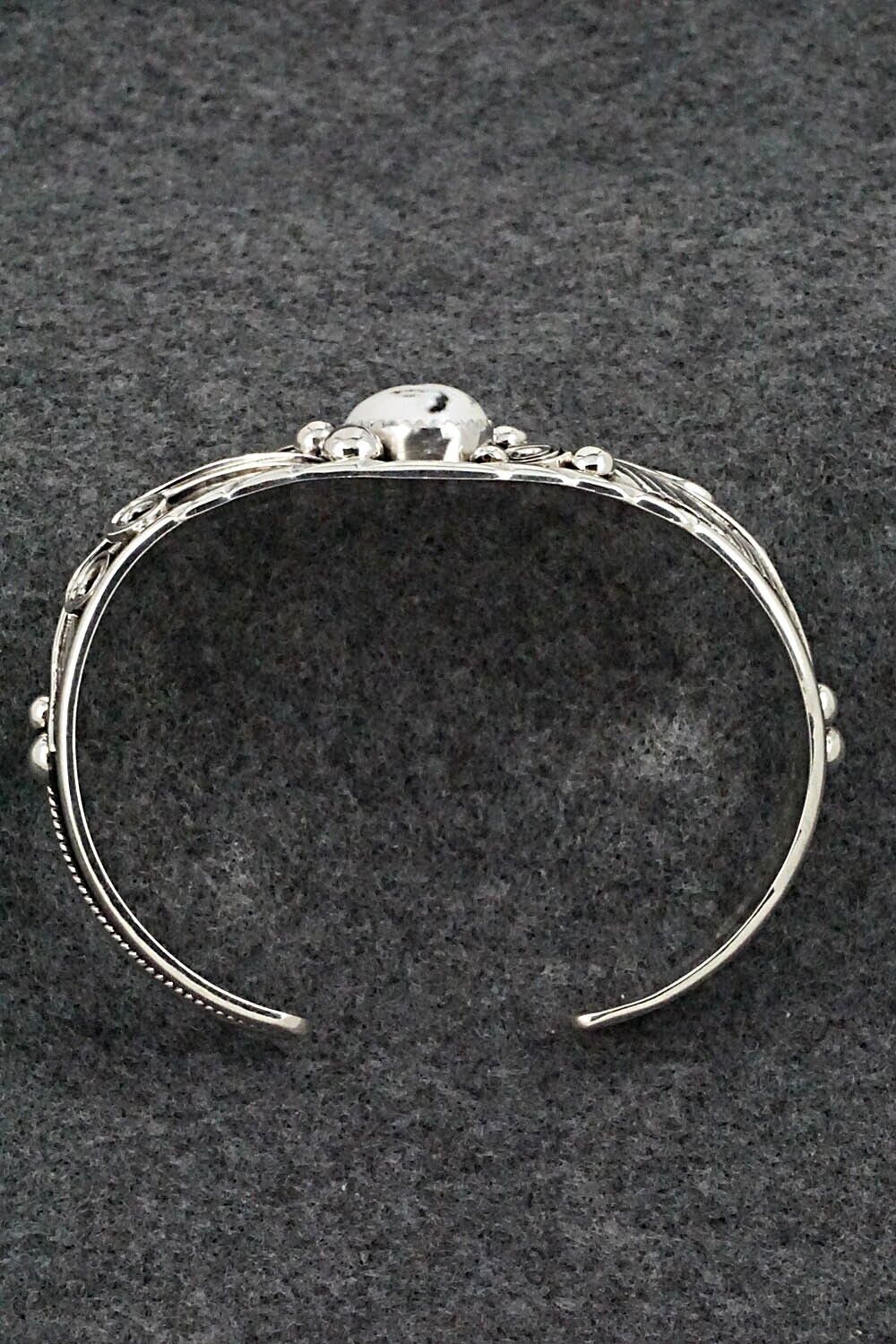 White Buffalo & Sterling Silver Bracelet - Davey Morgan