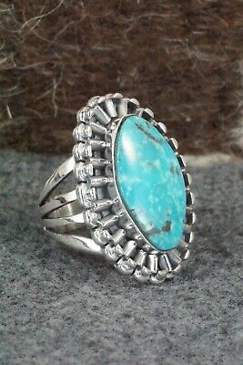 Turquoise & Sterling Silver Ring - Jimson Belin - Size 6