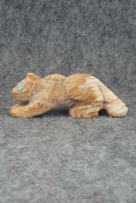 Mountain Lion Zuni Fetish Carving - Jon Quam