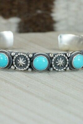 Turquoise & Sterling Silver Bracelet - Bobby Platero
