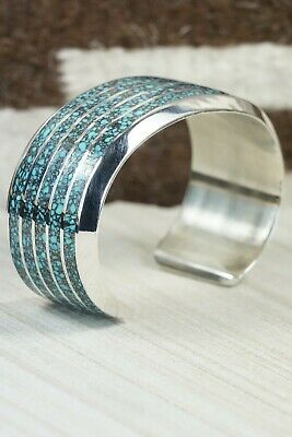 Turquoise & Sterling Silver Bracelet - Lawrence Loretto