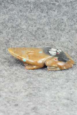 Frog Zuni Fetish Carving - Todd Lowsayatee