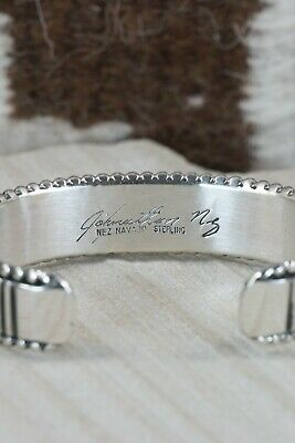 Navajo Sterling Silver Bracelet - Jonathan Nez