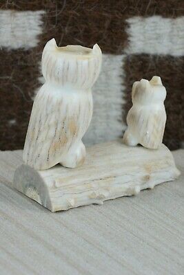 Owl Zuni Fetish Carving - Brandon Phillips
