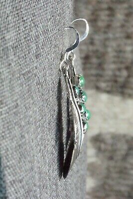 Turquoise & Sterling Silver Earrings - Genevieve Francisco