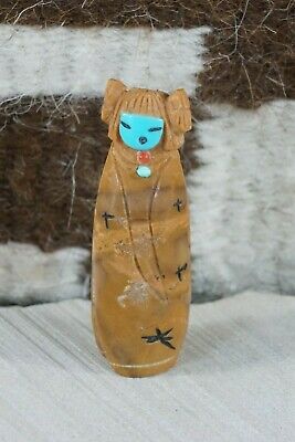 Corn Maiden Zuni Fetish Carving - Sandra Quandelacy - High Lonesome Trading