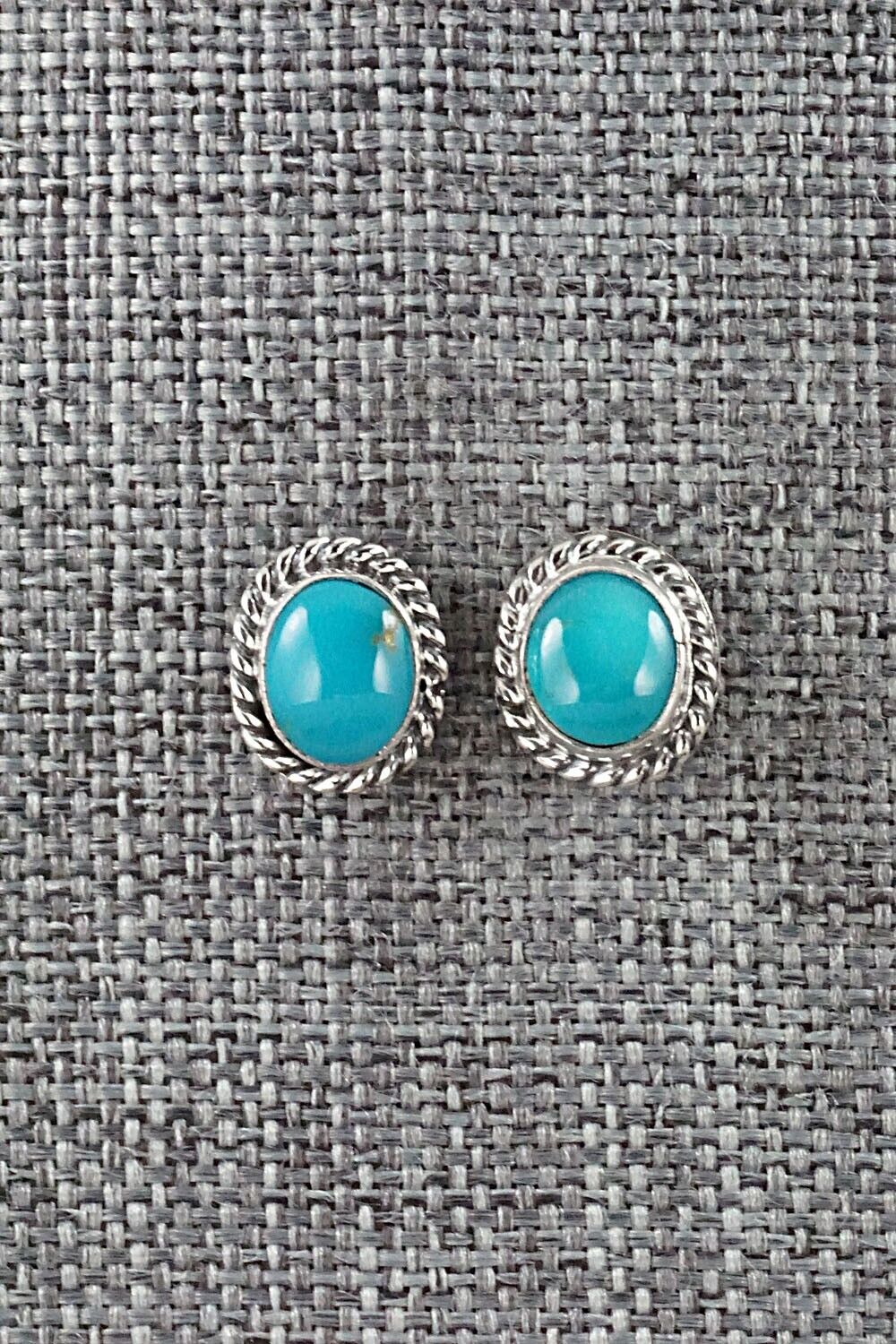Turquoise & Sterling Silver Earrings - Jan Mariano