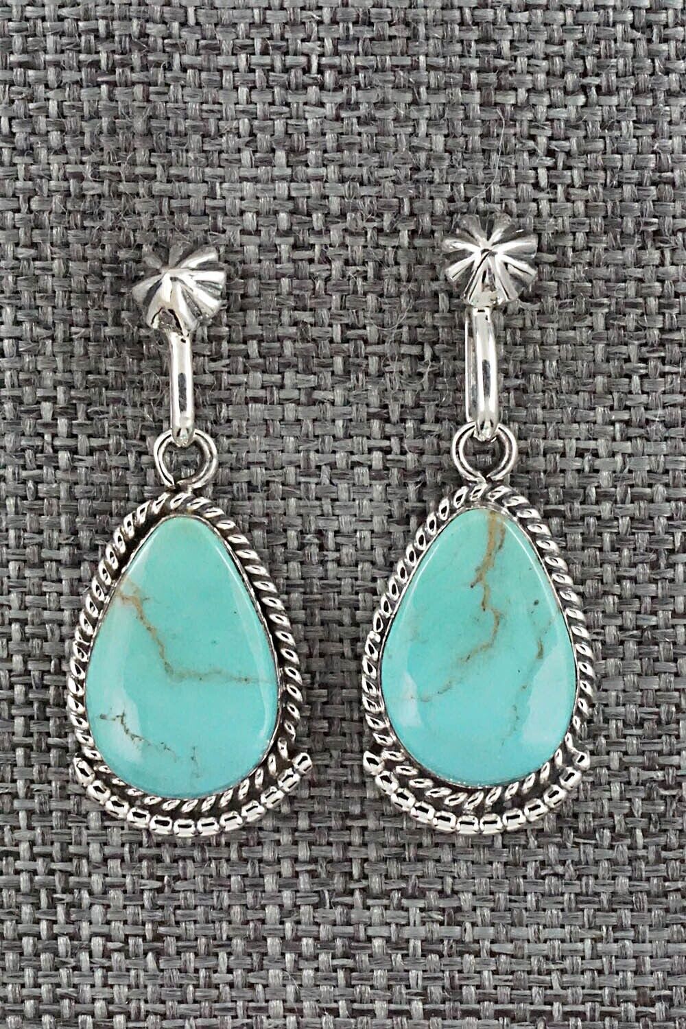 Turquoise and Sterling Silver Earrings - Sharon McCarthy