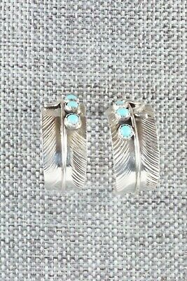 Turquoise & Sterling Silver Earrings - Byron Begay