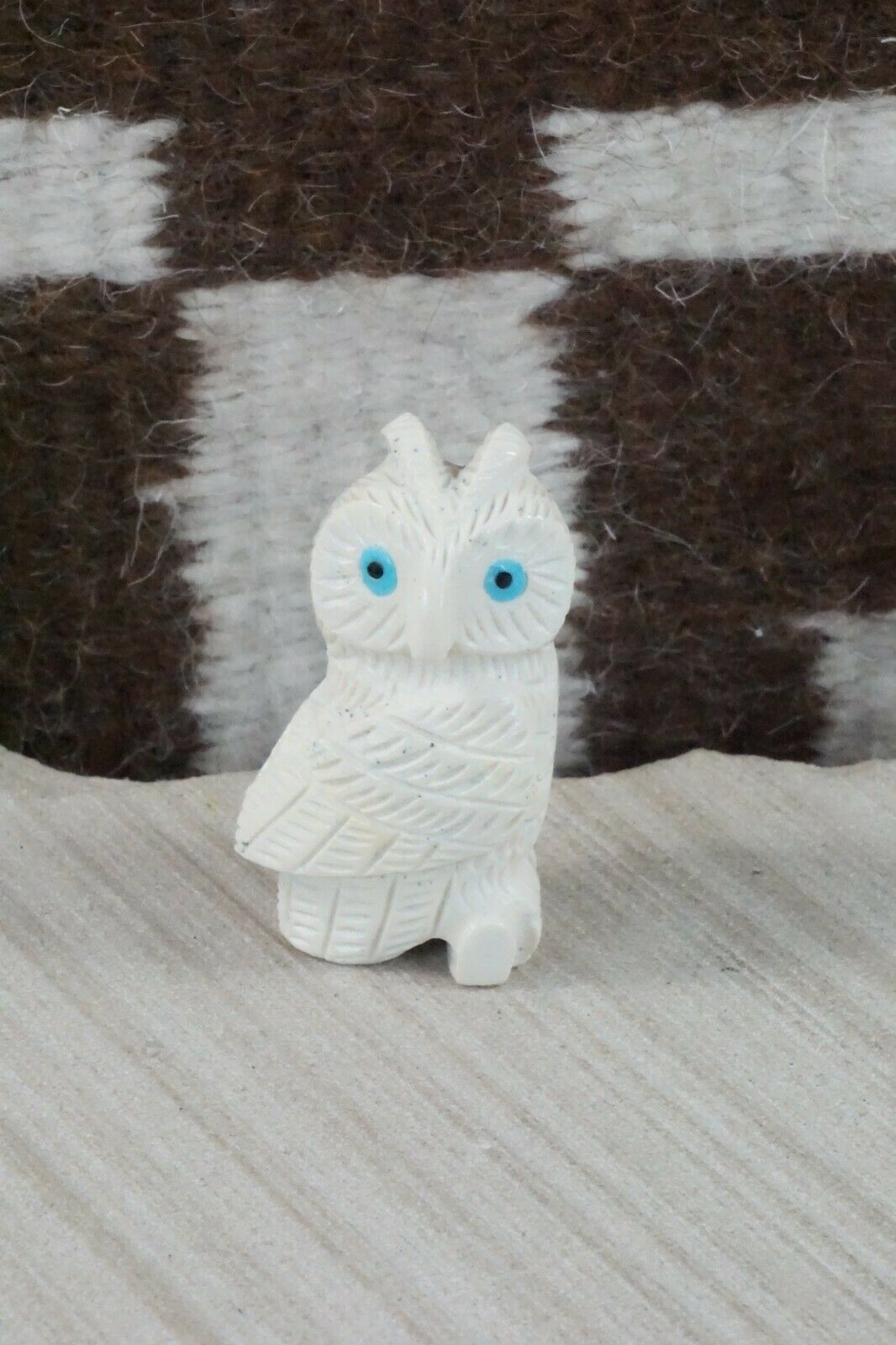 Owl Zuni Fetish Carving - Christine Banteah