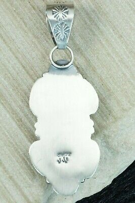 Spiny Oyster & Sterling Silver Pendant - Jeff James Jr.